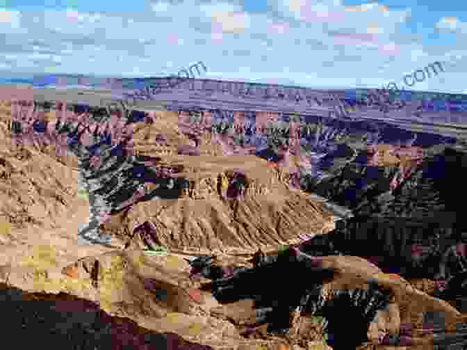 A Breathtaking Image Of The Fish River Canyon, The Second Largest Canyon In The World, Showcasing Its Rugged Beauty And The Challenge Of Navigating It Without A Boat Fish Rivers No Boat : How To Fish Rivers And Catch Hundreds Of Fish As A Broke College Student Or Weekend Warrior In Your City Without Buying A Boat