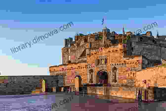 A Majestic Photograph Of Edinburgh Castle, With Its Imposing Towers And Historic Architecture. Vignettes Of England Scotland And Wales