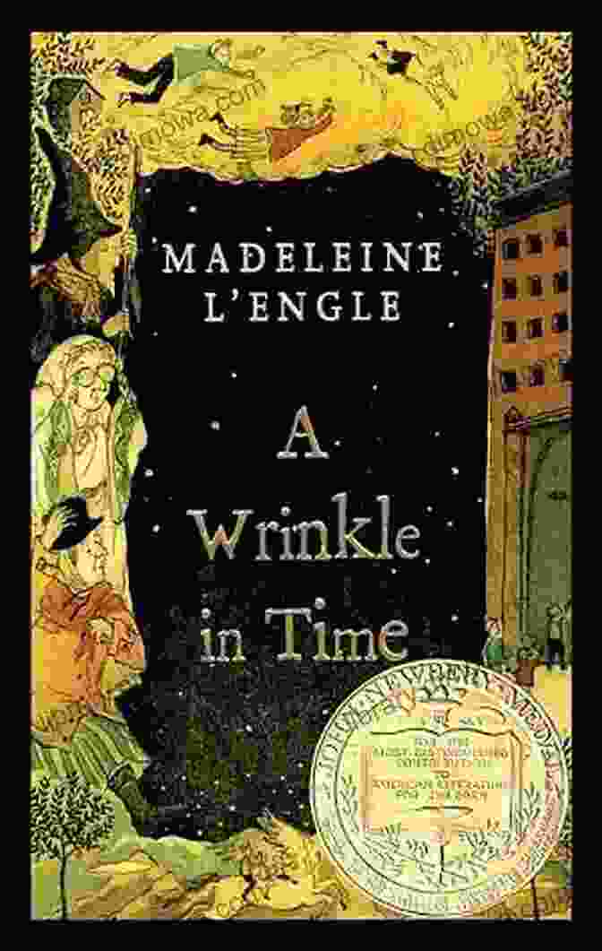 A Wrinkle In Time Book Cover Featuring A Young Girl, Meg Murry, Standing In Front Of A Swirling Vortex Of Colors. The Wrinkle In Time Quintet: 1 5 (A Wrinkle In Time Quintet)