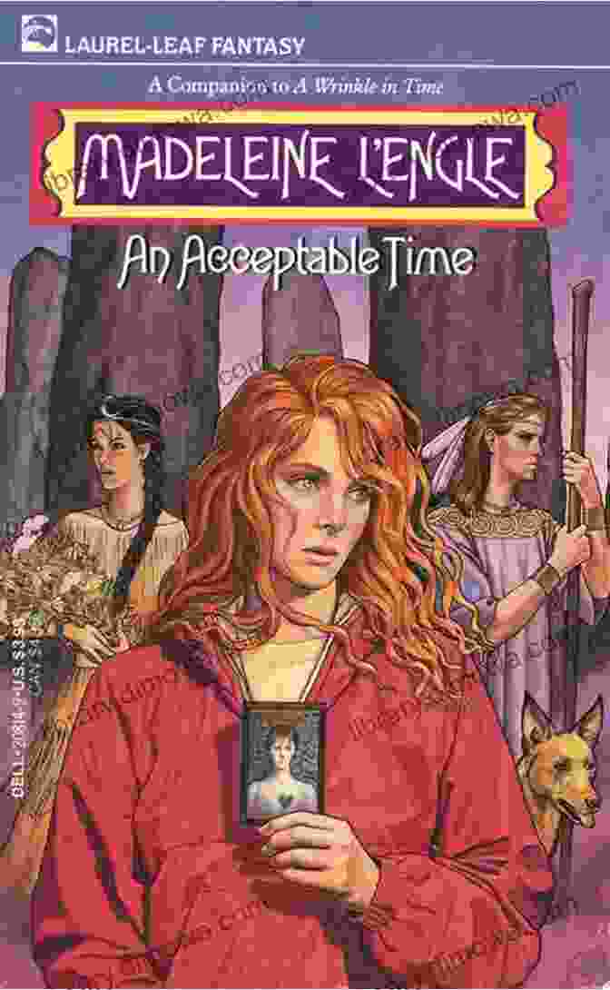 An Acceptable Time Book Cover Depicting Meg Murry Standing In A Field Of Flowers, Surrounded By A Soft, Golden Light. The Wrinkle In Time Quintet: 1 5 (A Wrinkle In Time Quintet)