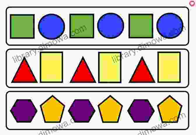 An Image Showing A Series Of Geometric Shapes Arranged In A Repeating Pattern Numbers: Their Tales Types And Treasures