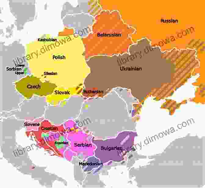 Map Of Slavic Languages In Albania, Bulgaria, Croatia, Czech Republic, Hungary, Macedonia, And Poland Eastern Europe: 101 Common Phrases: Including Albanian Bulgarian Croatian Czech Hungarian Macedonian Polish Romanian Russian And More