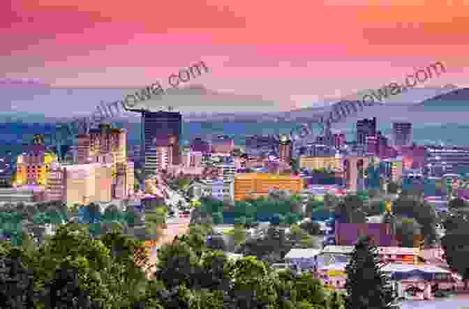 Panoramic View Of Asheville Skyline With Forested Mountains In The Backdrop Amazing Asheville: Travel Guide To Asheville And The North Carolina Mountains