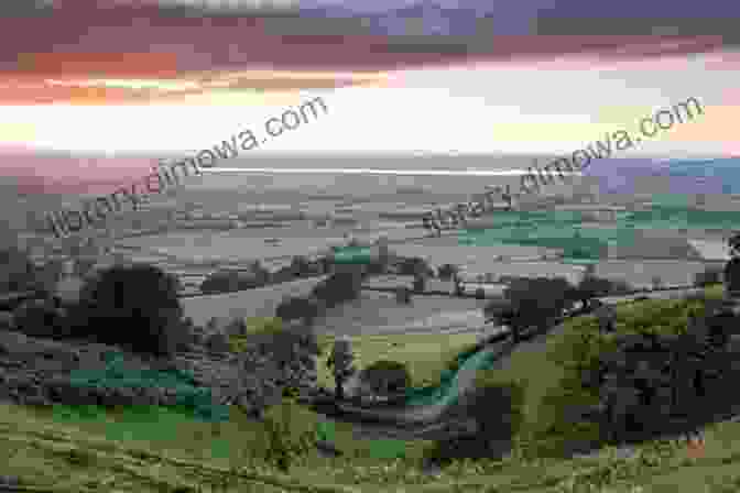 Panoramic View Of The Cotswolds Countryside With Rolling Hills And Quaint Villages The Cotswold Way: NATIONAL TRAIL Two Way Trail Guide Chipping Campden To Bath (UK Long Distance 0)