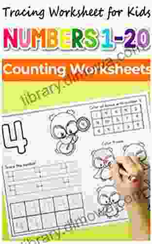 Number 1 20 Tracing For Preschoolers Numbers Tracing Math Practice Workbook For Preschoolers Kindergarten Ages 3 5 Years